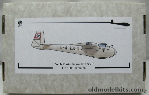 Czech Master 1/72 DFS Kranich Glider, G27 plastic model kit